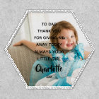 Dads Wedding Tie Personalized Photo Patch