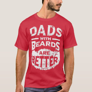 Dads with Beards are Better Distressed Long Sleeve T-Shirt