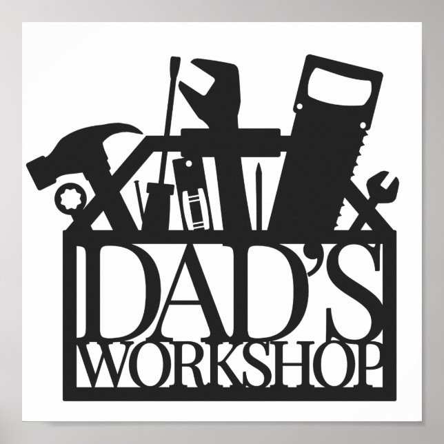 Dad's Workshop Poster (Front)