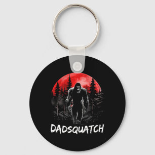 Dadsquatch Funny Bigfoot Dad Sasquatch Yeti Gift F Keychain