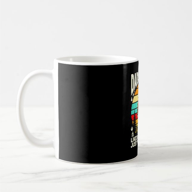Dadsquatch like a regular dad more squatchy coffee mug (Left)