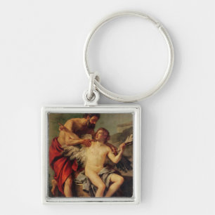 Daedalus Attaching Icarus' Wings, c.1754 Keychain
