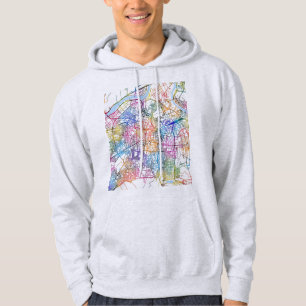 Daegu South Korea City Map Hoodie