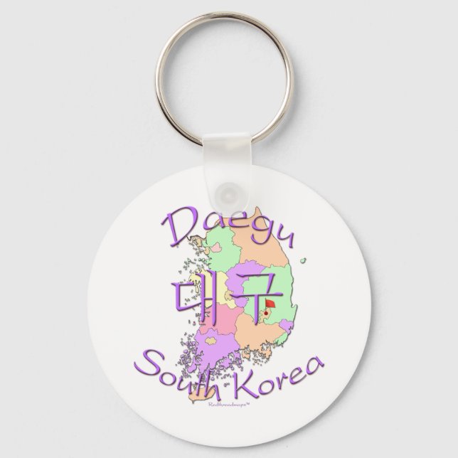 Daegu South Korea Keychain (Front)