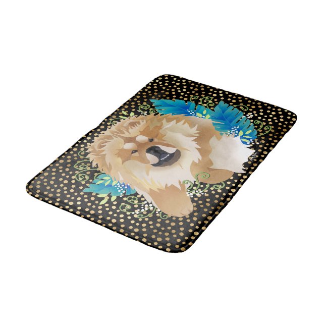 DAEJA VU Chow (black gold) crate/bath mat (Angled)