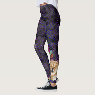 DAEJA VU Chow  (purple/magenta tones) leggings
