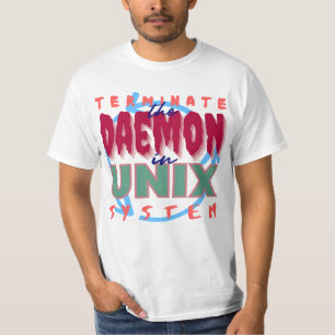 Daemon Process in Unix Systems T-Shirt