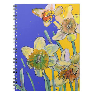 Daffodil aquarelle Journal Carnet floral