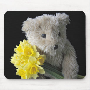 daffodil bear mousepad