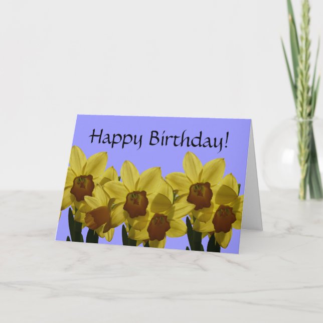 Daffodil card (Front)