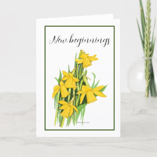 Daffodil card