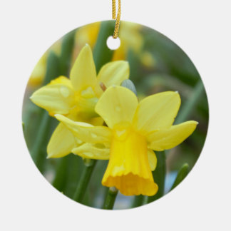 Daffodil Ceramic Ornament