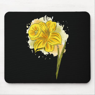 Daffodil Daffodils Flowers Floral Spring Easter Da Mouse Pad