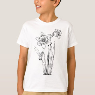 Daffodil Daffodils Flowers Floral Spring Easter  T-Shirt