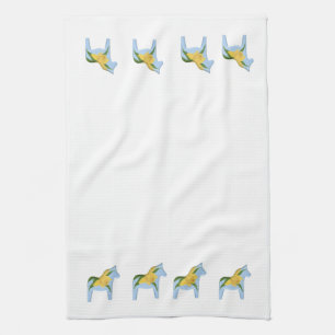 Daffodil Dala Horse MoJo Kitchen towel
