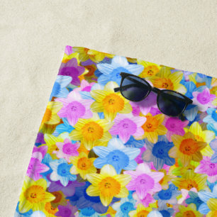 Daffodil Delight, Beach Towel