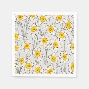 Daffodil Design Paper Napkins