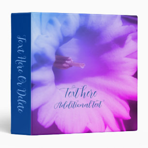 Daffodil Flower Close Up Personalized Binder