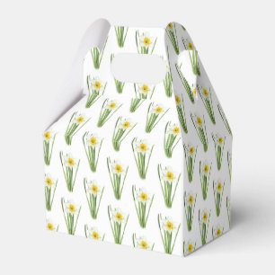 Daffodil Flower Favor Box