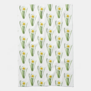 Daffodil Flower Kitchen Towel