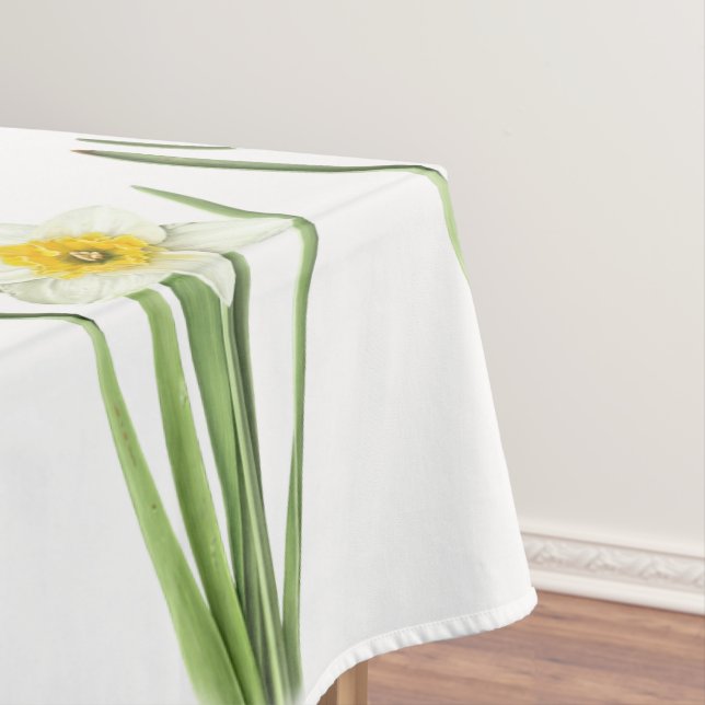 Daffodil Flower Long Tablecloth (In Situ)