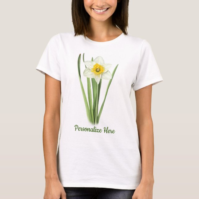 Daffodil Flower T-Shirt (Front)