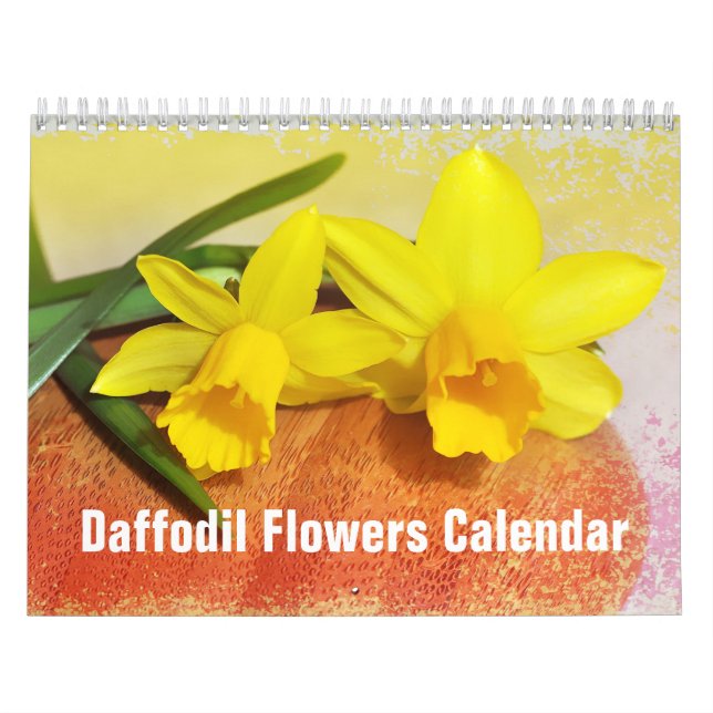 Daffodil Flowers Floral 2020 Calendar (Cover)