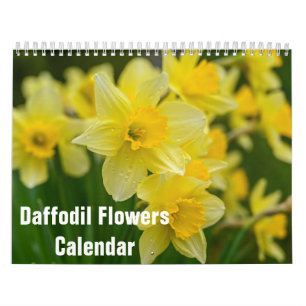 Daffodil Flowers Floral 2027 Calendar