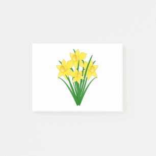 Daffodil Flowers Post-it Notes