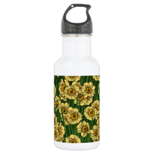 Daffodil garden 532 ml water bottle