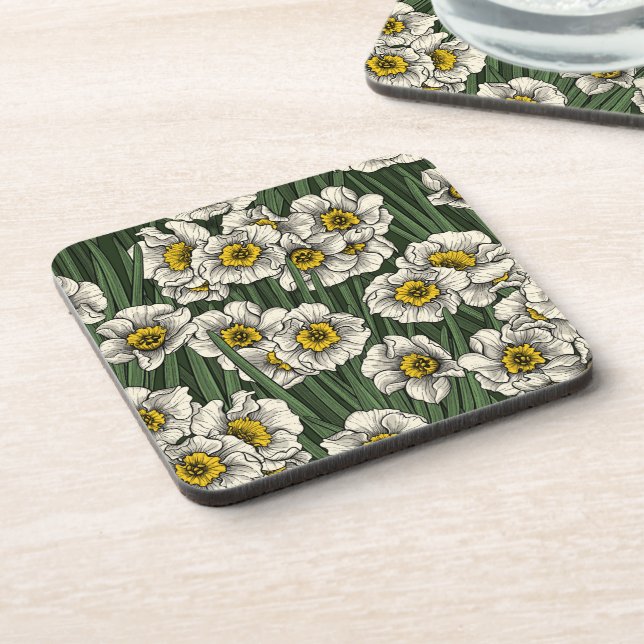 Daffodil garden coaster (Left Side)