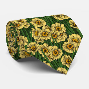 Daffodil garden tie