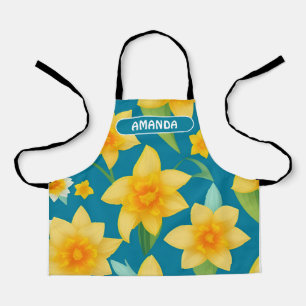 Daffodil Geometric Colourful Personalized Pattern Apron