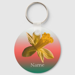 Daffodil Keychain