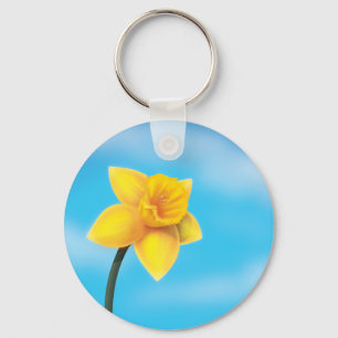 Daffodil Keychain