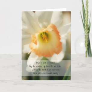 Daffodil Life Quote Card