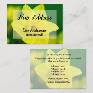 Daffodil New Address Announcement