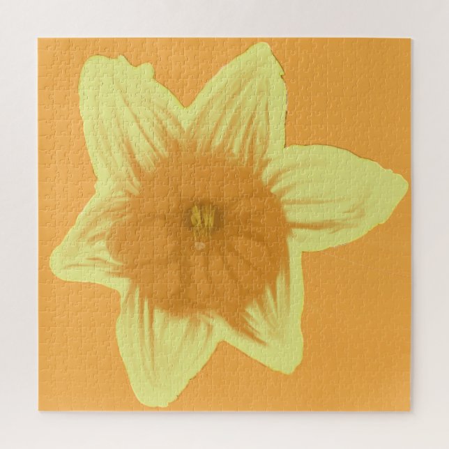 Daffodil Orange Yellow Puzzle (Vertical)