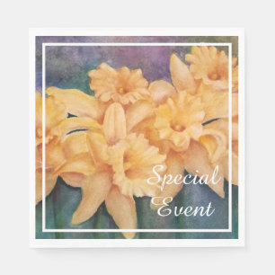 Daffodil Party Napkin