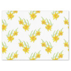 Daffodil Pen and Watercolor Pattern