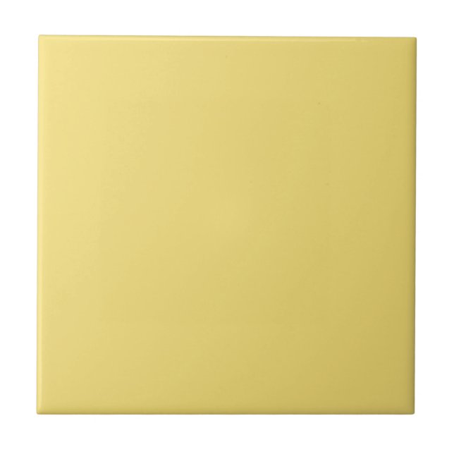 Daffodil Petal Yellow Square Kitchen and Bathroom Tile (Front)