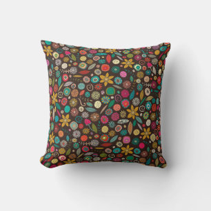 daffodil pop throw pillow
