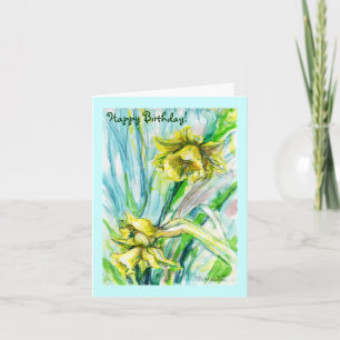 Daffodil Spring Card