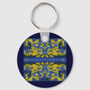 Daffodil Spring Fantasy Keychain