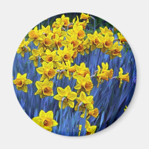 Daffodil Spring Fantasy Magnet