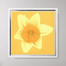 Daffodil Square Canvas Art
