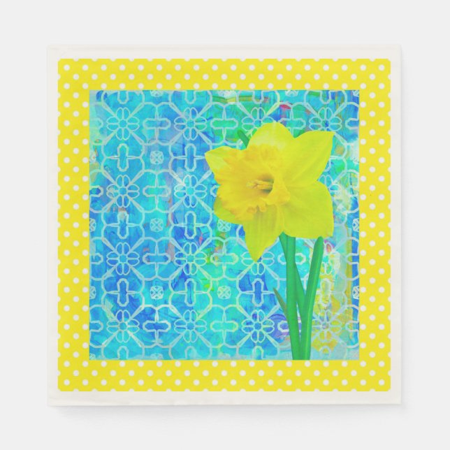 Daffodil Sunshine Napkin (Front)