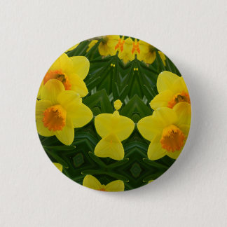 Daffodil Symmetry May 2013 2 Inch Round Button