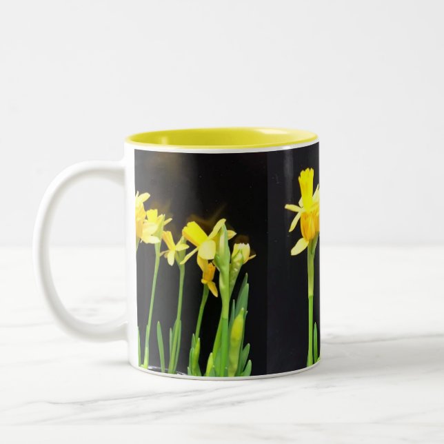 Daffodil tea and coffee mug (Left)