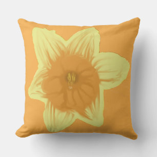 Daffodil Throw Pillow